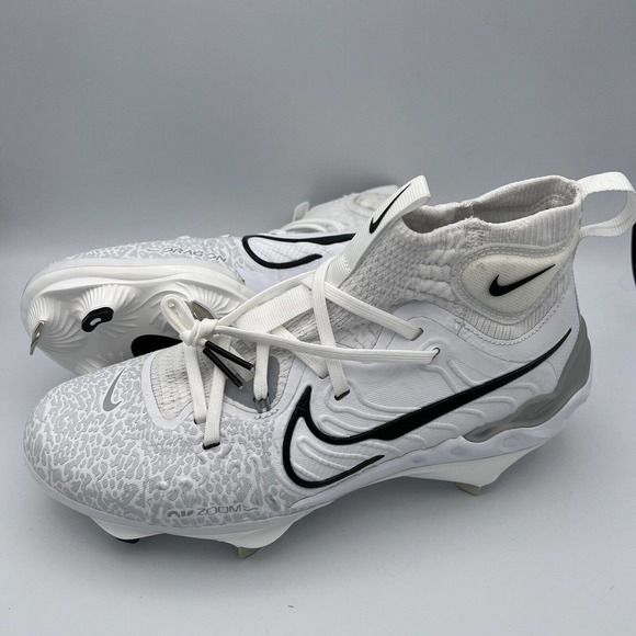Nike Alpha Huarache NXT White Metal Baseball Cleats Mens Size 7 DJ6517 100 main image 8